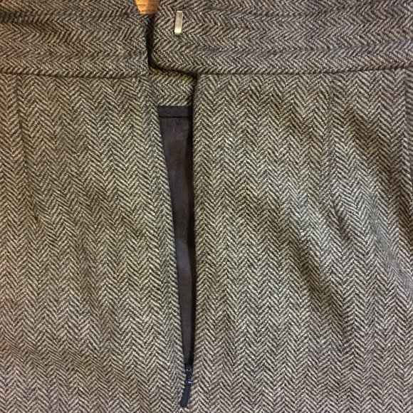 WOMENS KATE HILL BLACK TAUPE PENCIL SKIRT  6P - Picture 6 of 8